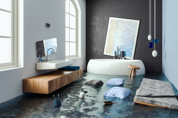 Water damage restoration mold remediation in Throop, PA